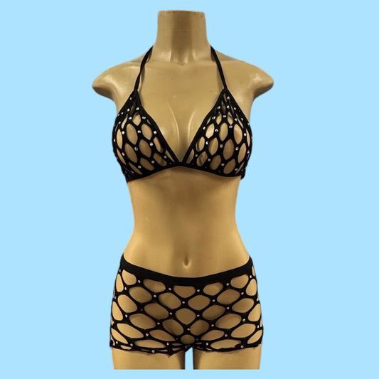 2 pc Fishnet Bikini